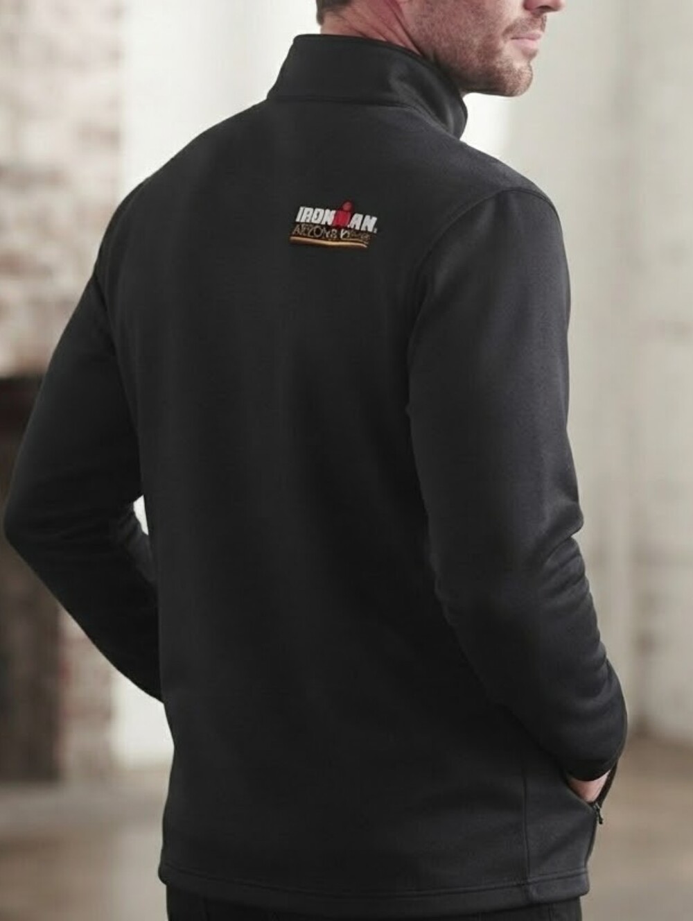 Rare Lululemon Ironman Arizona Finisher Full Zip Jacket Black Activewear Large